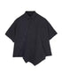 Side Button Hem Blouse